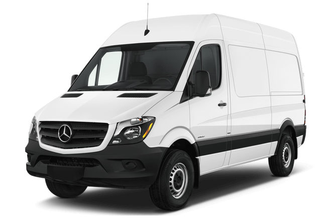2016-mercedes-benz-sprinter-2500-144-wb-high-roof-cargo-van-angular-front Van review Mercedes