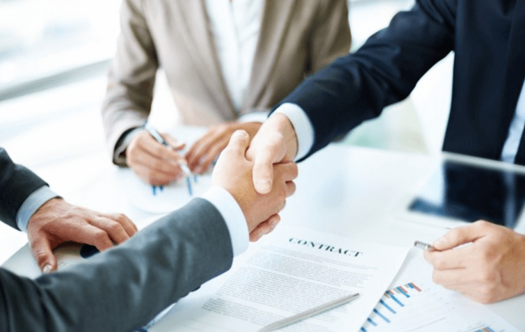handshake contract agreed
