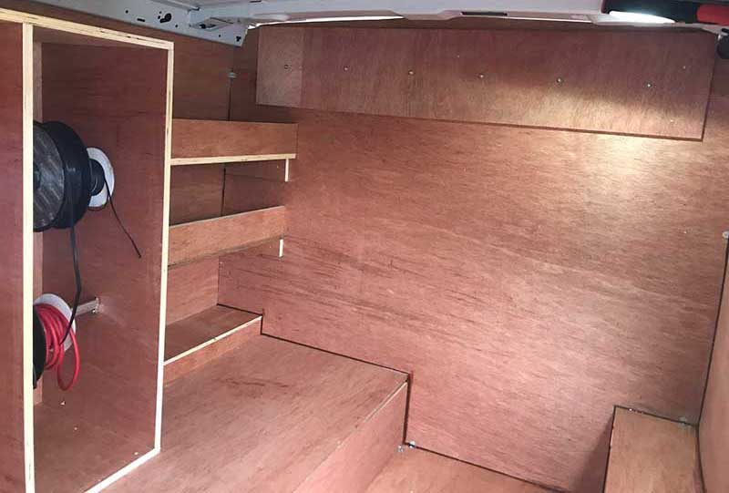 customized van interior