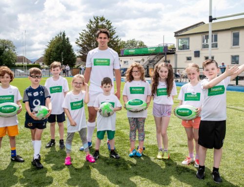 Europcar ambassador Joey Carbery spends a day with the stars of tomorrow
